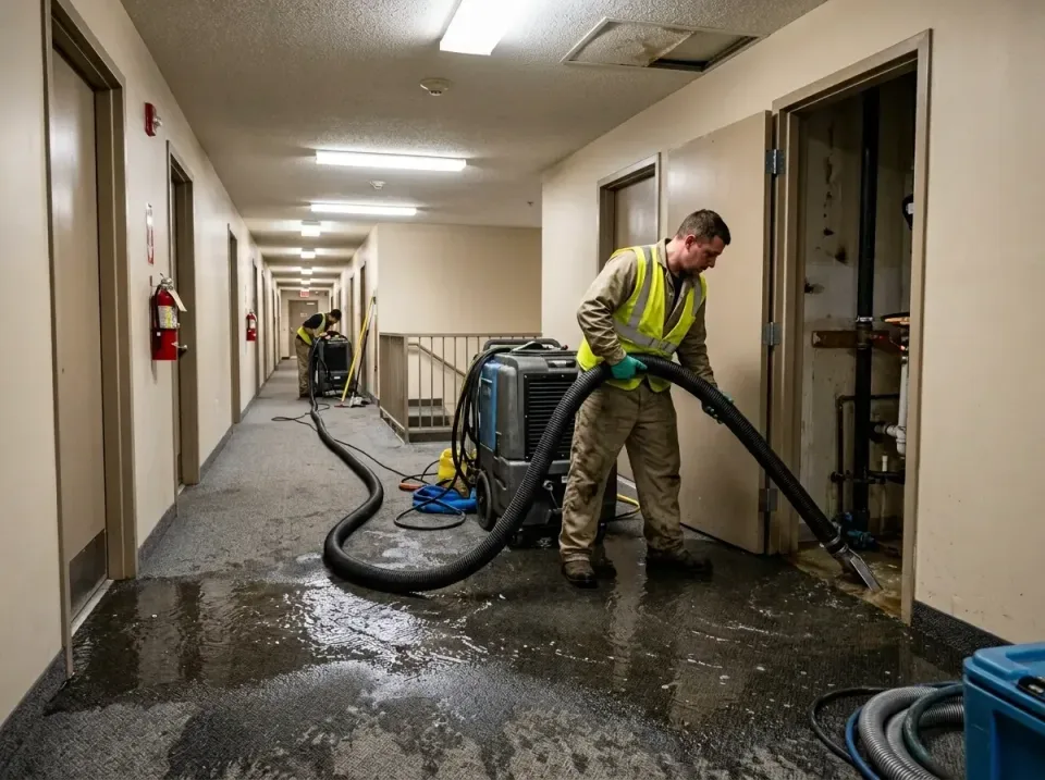 multi-unit-apartment-hallway-f-005 — frequently asked questions, Emergency Burst Pipe Water Extraction & Removal in Brockton…